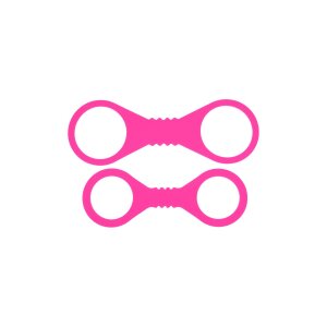 Sportsheets Silicone Cuffs Small Hot Pink