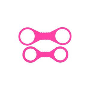 Sportsheets Silicone Cuffs Large Pink