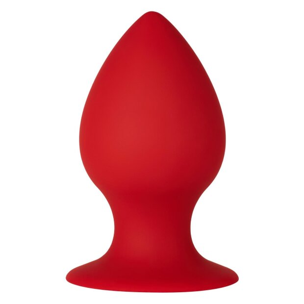 Forto F-98 Cone Anal Plug Small Red Ø 4.1 cm