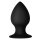 Forto F-98 Cone Anal Plug Large Black Ø 6.1 cm