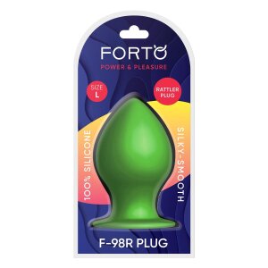 Forto F-98R Rattler Cone Plug Anal Large Vert Ø...
