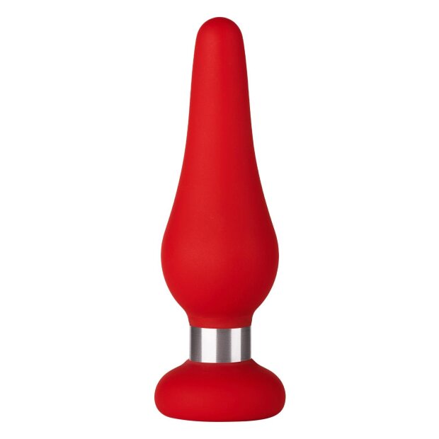 Forto F-21 Tear Drop Analplug Small Rot Ø 2,8 cm