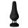 Forto F-21 Tear Drop Analplug Large Schwarz Ø 4,6 cm