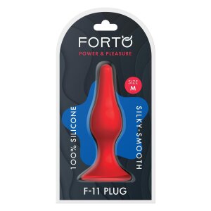 Forto F-11 Lungo Analplug Medium Rot Ø 3,3 cm