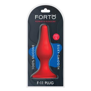 Forto F-11 Lungo Analplug Large Rot Ø 3,8 cm