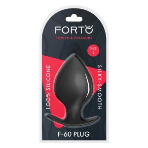Forto F-60 Spade Plug Large Noir Ø 6,1 cm