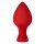 Forto F-63 Rattler Spade Anal Plug Small Red Ø 4.1 cm