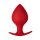 Forto F-63 Rattler Spade Plug Anal Medium Rouge Ø 5,1 cm