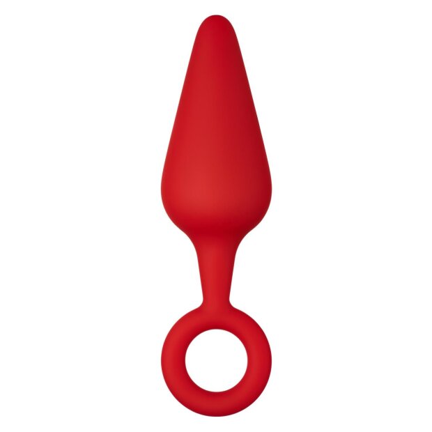 Forto F-10 Plug en Silicone avec Anneau Large Rouge Ø 4 cm