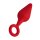 Forto F-10 Plug en Silicone avec Anneau Small Rouge Ø 2,9 cm