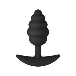 Forto F-83 Spiral Anal Plug Black Ø 4.4 cm