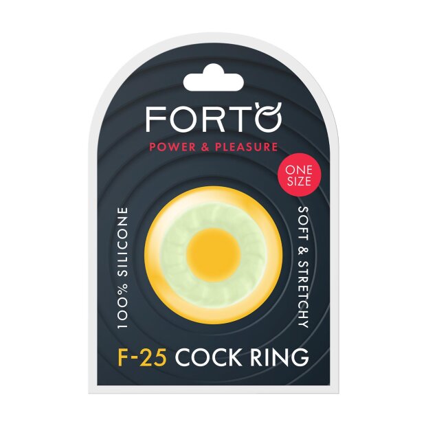 Forto F-25 C-Ring Glow in the Dark Jaune Ø 2,3 cm