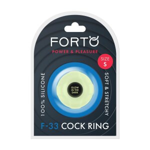 Forto F-33 Penis Ring Small Yellow Glow in the Dark...