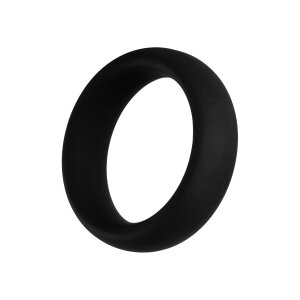 Forto F-64 Wide Penis Ring Medium Black Ø 4.4 cm