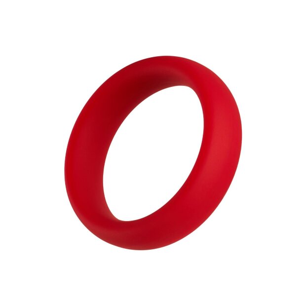Forto F-64 Wide Penis Ring Large Red Ø 5 cm
