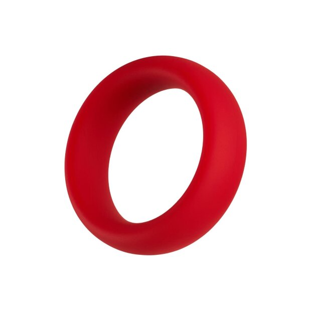 Forto F-64 Wide Penis Ring Small Red Ø 4 cm
