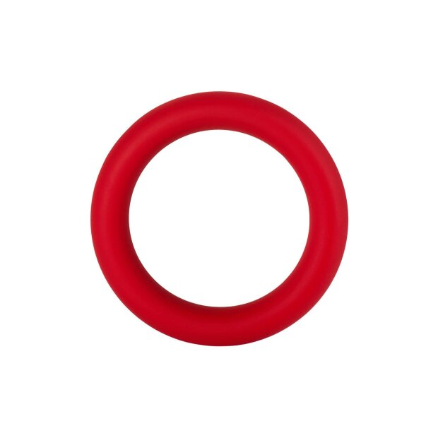 Forto F-64 Wide Penis Ring Small Red Ø 4 cm