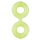 Forto F-81 Double Ring Anneau pénis et testicules Jaune Glow in the Dark Ø 1,8 cm
