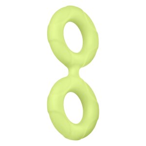 Forto F-81 Double Ring Jaune Glow in the Dark Ø...