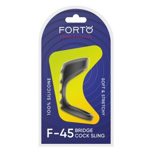 Forto F-45 Textured Bridge Cocksling Schwarz Ø 4,2 cm