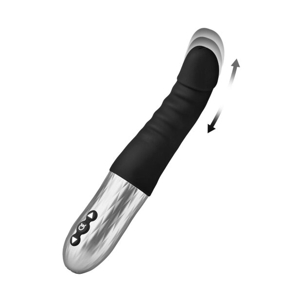 Forto Thruster Vibrator Schwarz 23,9 cm Ø 4,3 cm