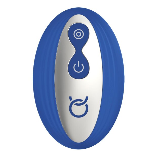 Forto Thumper Prostate Massager with Vibration Blue Ø 3.6 cm