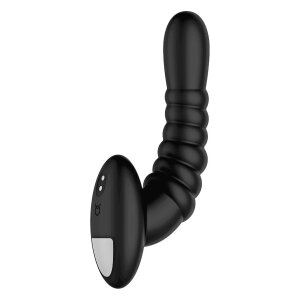 Forto Ribbed Pro Stimulateur Anal Vibrant Noir Ø...