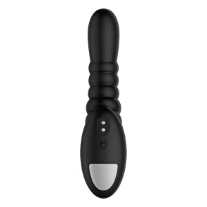 Forto Ribbed Pro Stimulateur Anal Vibrant Noir Ø...