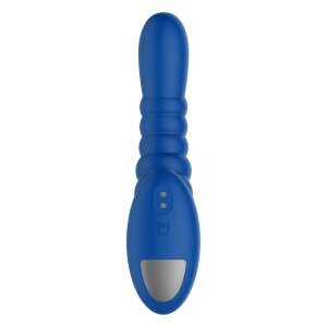 Forto Ribbed Pro Stimulateur Anal Vibrant Bleu Ø...
