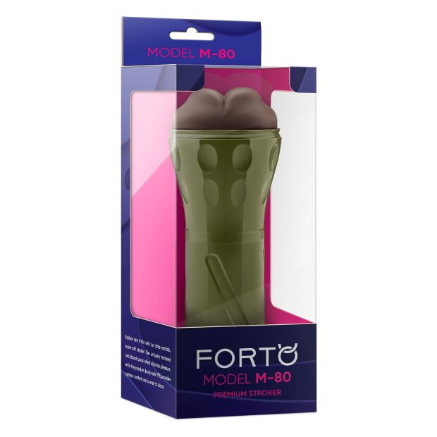 Forto Model M-80 Mouth Masturbator Black