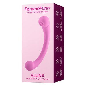 FemmeFunn Aluna Dual Stimulating Vibrator Pink 20,2 cm