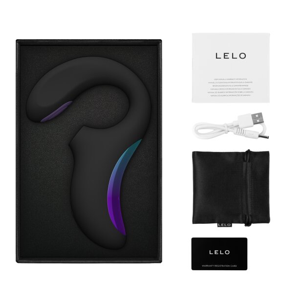 LELO ENIGMA Double Sonic Stimulateur triple contrôlé par application noir