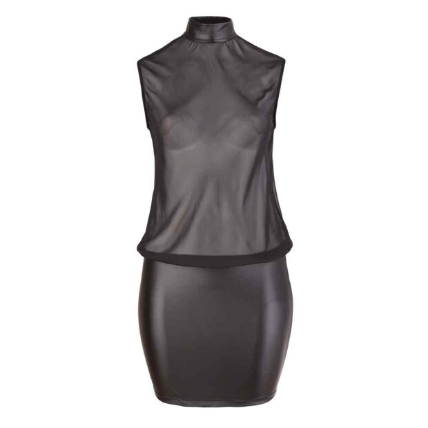 Kleid transparent schwarz 2XL