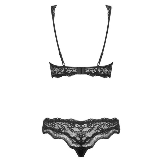 Obsessive Set schwarze Spitze L/XL