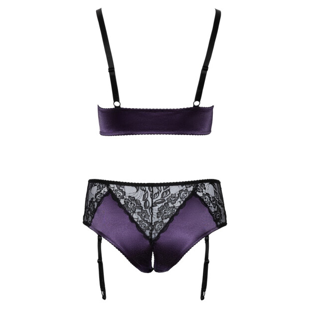 BH Set lila/schwarz 4XL