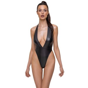 Mattlook Body mit hohem Beinausschnitt M