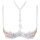Axami bra white with open cups S/M