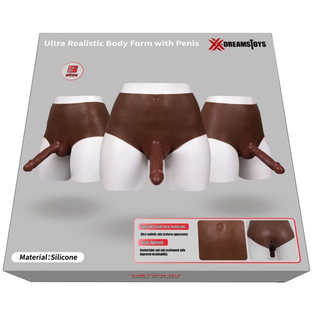 XX-DREAMSTOYS Ultra Realistic Penis Form black Size S