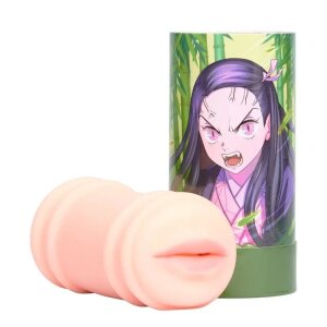 Motsutoys Nezukos Double Blowjob Pocket Pussy 0,64 Kg Beige