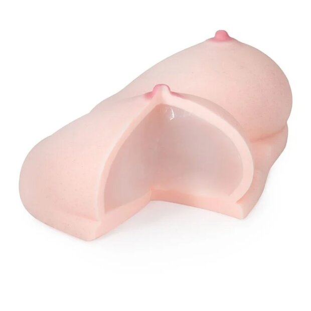 Motsutoys Seiraku Pururun Blue Vein Oppai 2200 Breast Masturbator 2,25 Kg Beige