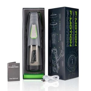 Motsutoys Kyo F-Motion Masturbator Vibration Gray Black