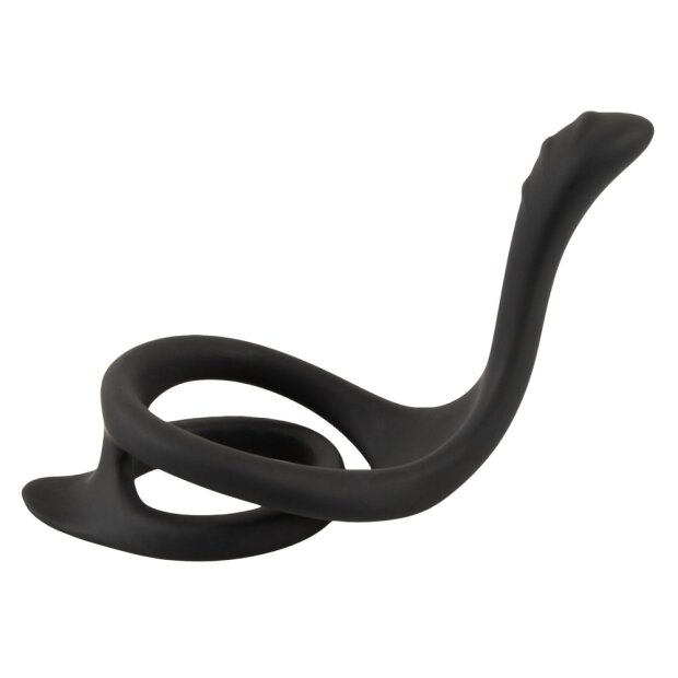 Erecto Cock & Ball Ring Black Ø 4 cm
