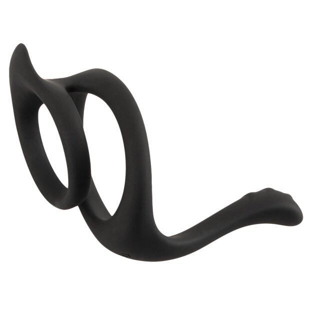 Erecto Cock & Ball Ring Black Ø 4 cm