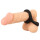 Erecto Penis and Testicle Ring Black Ø 2.1 cm
