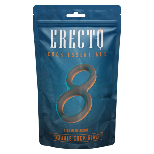 Erecto Penis and Testicle Ring Black Ø 2.6-3.1 cm