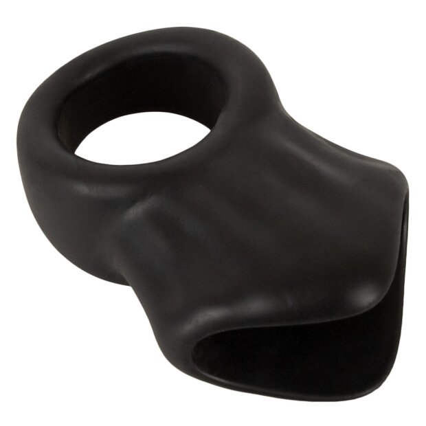Erecto Penis Ring with Ball Stretcher Black Ø 2.6-3 cm