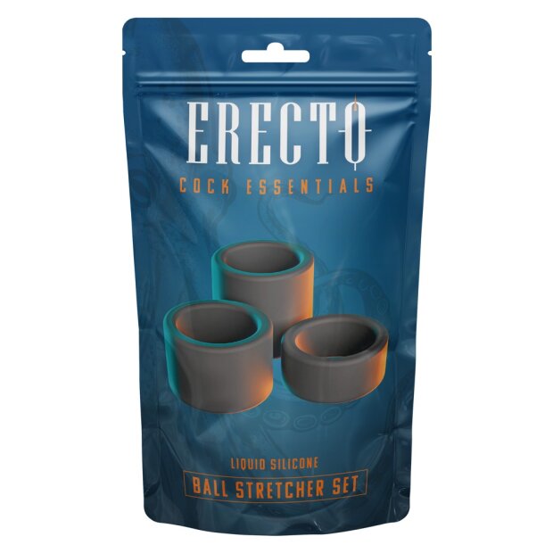 Erecto 3-Piece Ball Stretcher Set Black Ø 3.6 cm