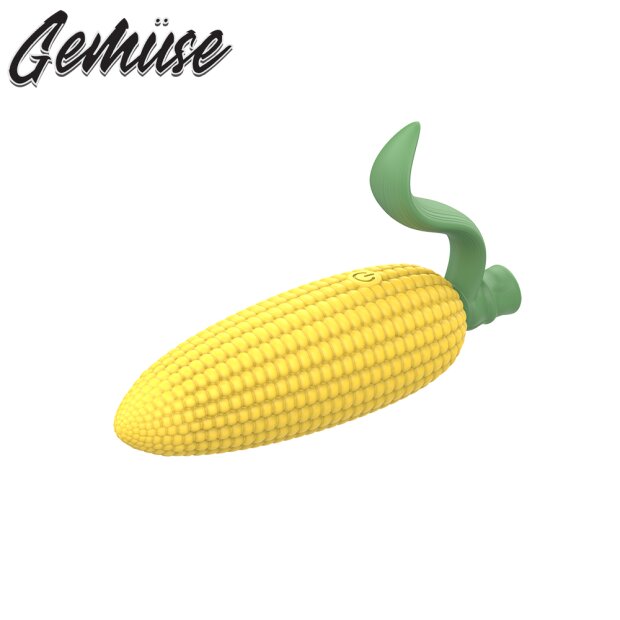 Gemüse The Cutie Corn Cob Mini Vibrator Multicolour 9.5 cm Ø 3.0 cm