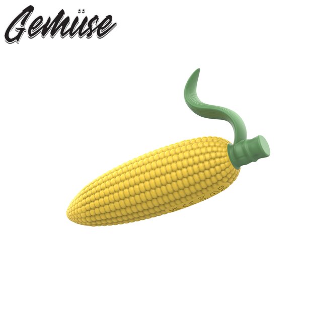 Gemüse The Cutie Corn Cob Mini Vibrator Multicolour 9.5 cm Ø 3.0 cm