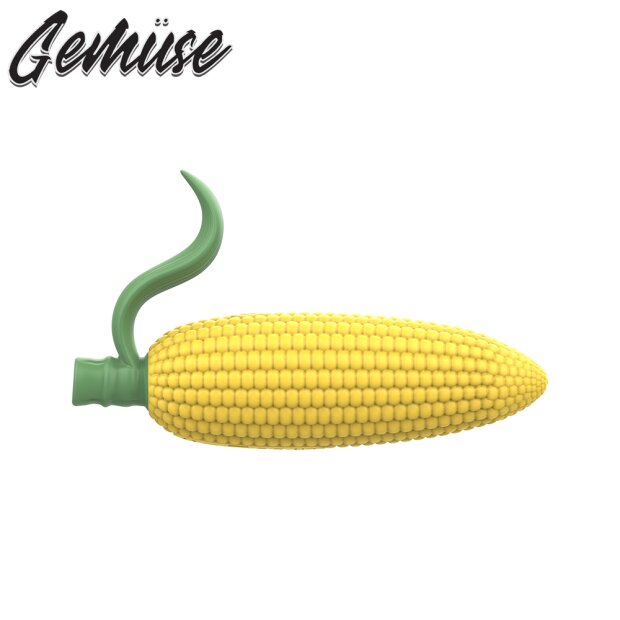 Gemüse The Cutie Corn Cob Mini Vibrator Multicolour 9.5 cm Ø 3.0 cm